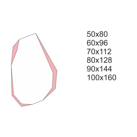 Miroir décoratif aux formes organiques acérées - CELESTIAL