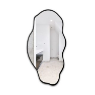 Miroir organique dans un cadre - LOLIT DANS UN CADRE