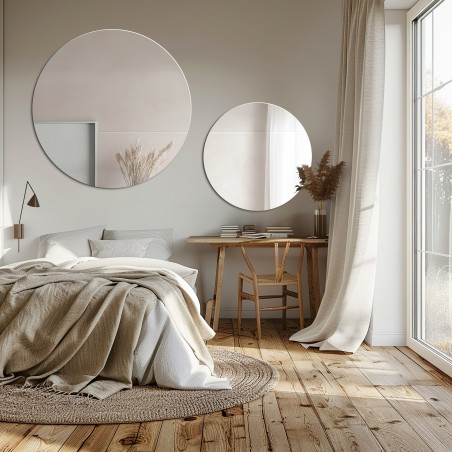 Set de miroirs de salle de bain ronds - SET DE CERCLES