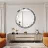 Miroir rond décoratif sur verre ornemental Visiosun Classic – LUXORA GLIMMER