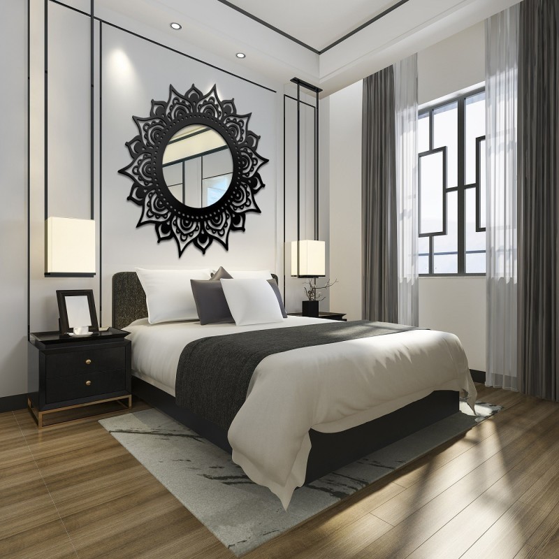 Miroir décoratif dans un cadre ajouré MARIKA