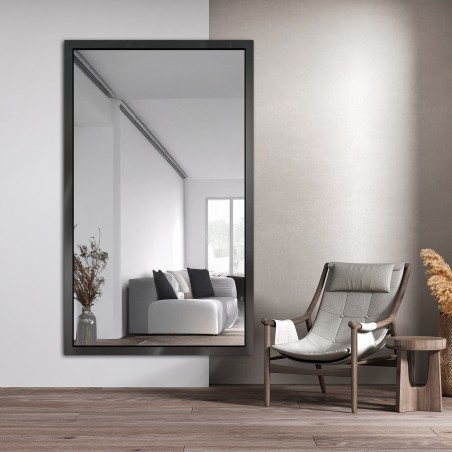 Miroir avec cadre en bois – 6901 – couleur du cadre au choix