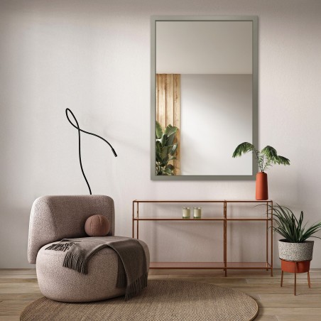 Miroir avec cadre en bois – 6901 – couleur du cadre au choix