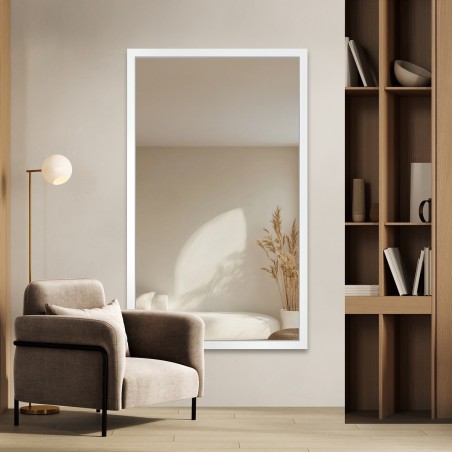 Miroir avec cadre en bois – 6901 – couleur du cadre au choix