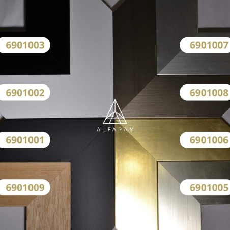 Miroir avec cadre en bois – 6901 – couleur du cadre au choix