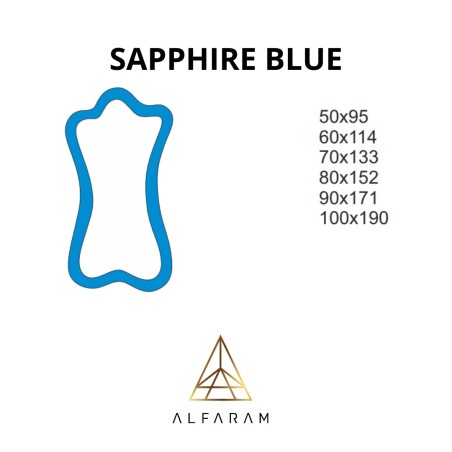 Miroir bleu irrégulier - SAPPHIRE BLUE