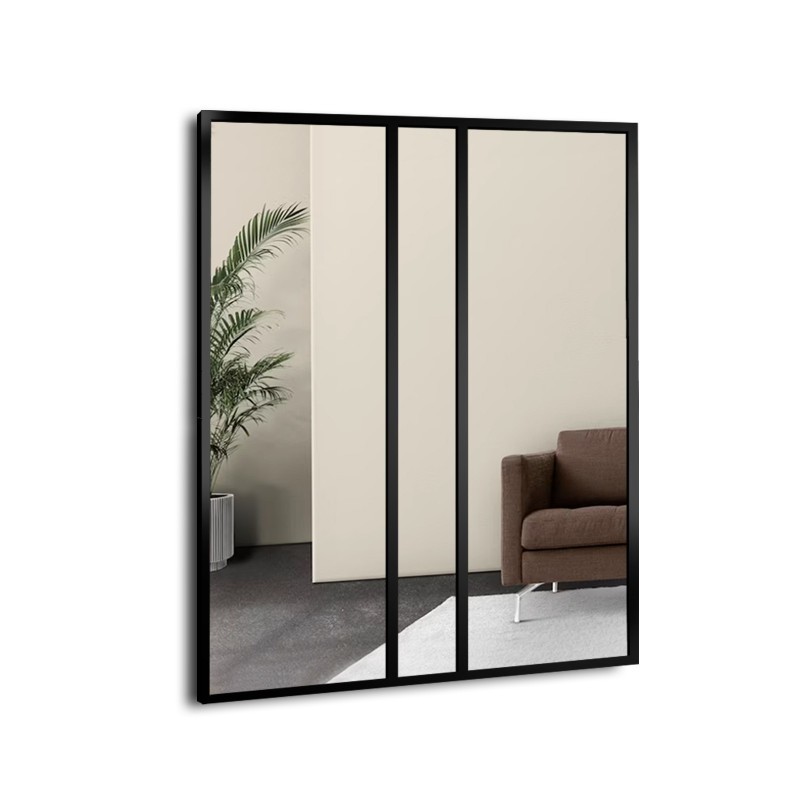 Miroir Loft avec meneaux - WINCENT - couleur du cadre au choix