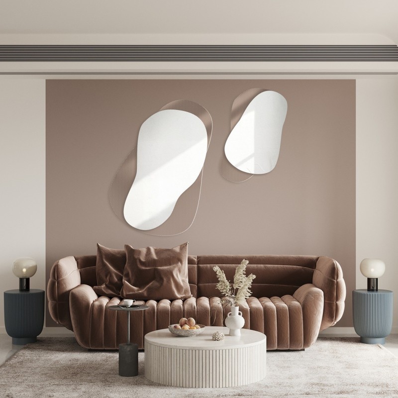 Miroirs décoratifs sur verre ornemental Master Point – LUXORA GRAVELO