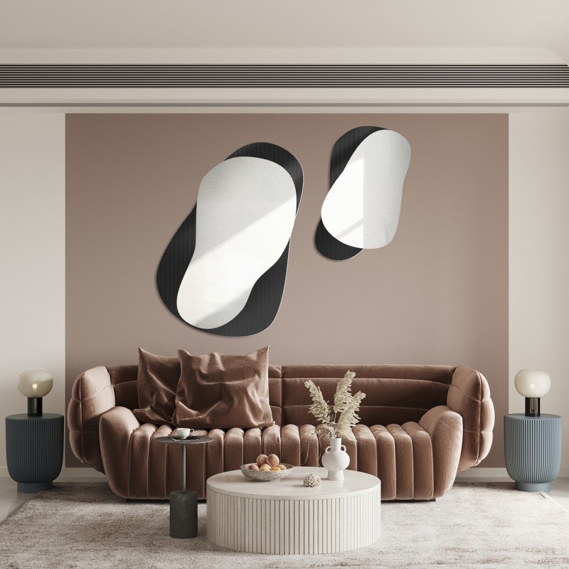 Miroirs décoratifs sur verre ornemental Master Point – LUXORA GRAVELO