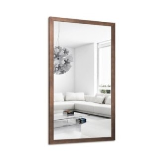 Miroir avec cadre en bois brun – 4505001