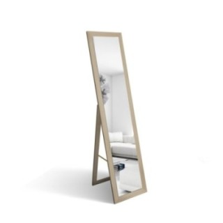 Miroir de style scandinave en bois brut encadré - 5005