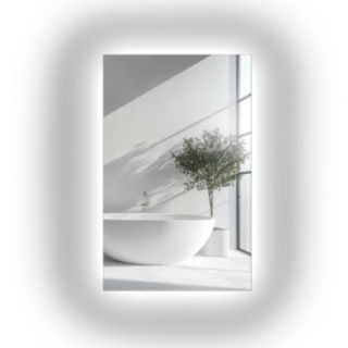 Miroir rectangulaire pour la salle de bains avec éclairage - AGIS LED
