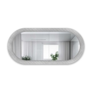 Miroir ovale décoratif sur verre ornemental Master Soft – LUXORA VESPER