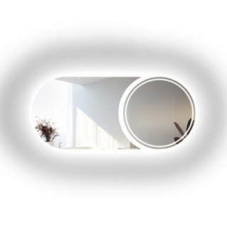 Miroir de salle de bain moderne avec éclairage - APOLLO LED II