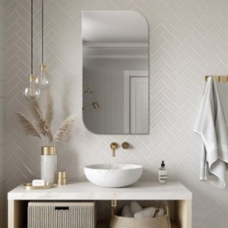 Miroir de forme irrégulière - teardrop