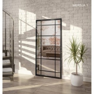 Miroir Loft avec meneaux - ALEKSANDER - couleur du cadre au choix