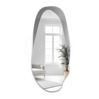 Miroir décoratif sur antisol graphite - FUSION