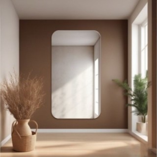 Miroir de salle de bains avec coins arrondis - GAJA