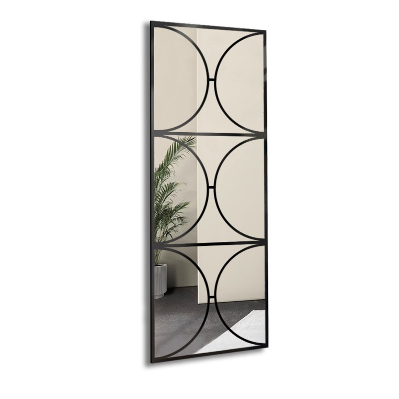 Miroir Loft avec meneaux - HEBE - couleur du cadre au choix