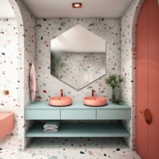 Miroir de forme géométrique - HEXA