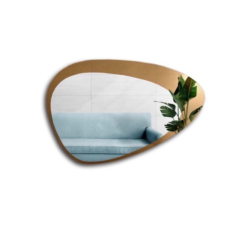 Panneau bicolore en miroir organique - KALCYT