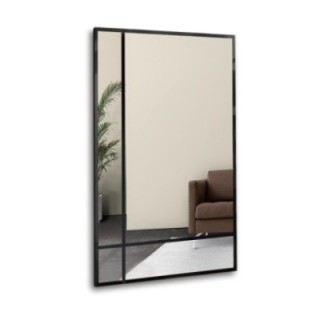 Miroir Loft avec meneaux - LUKAS - couleur du cadre au choix