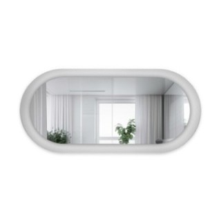 Miroir ovale décoratif sur verre ornemental Master Point - LUXORA ORNATE