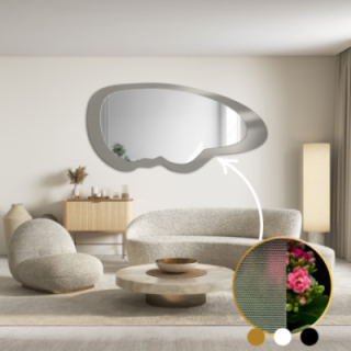 Miroir décoratif sur verre ornemental Master Point - LUXORA VITRALIS