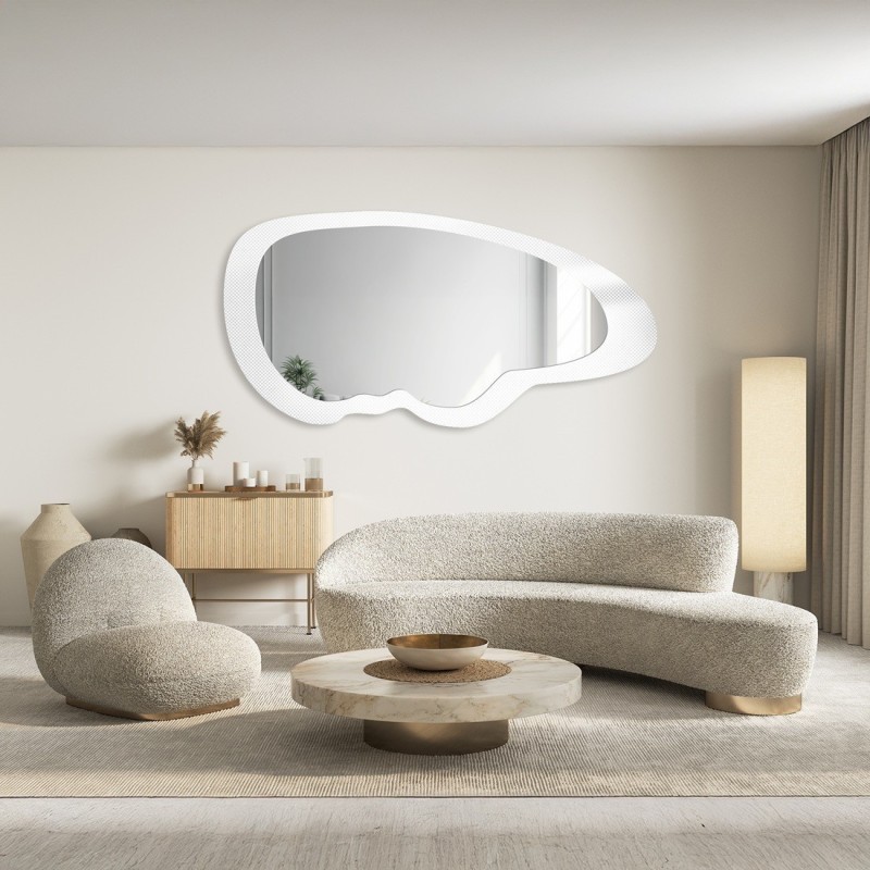 Miroir décoratif sur verre ornemental Master Point - LUXORA VITRALIS