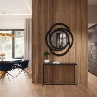 Miroir décoratif pour coiffeuse dans un cadre en mdf - ARIA - couleur du cadre au choix