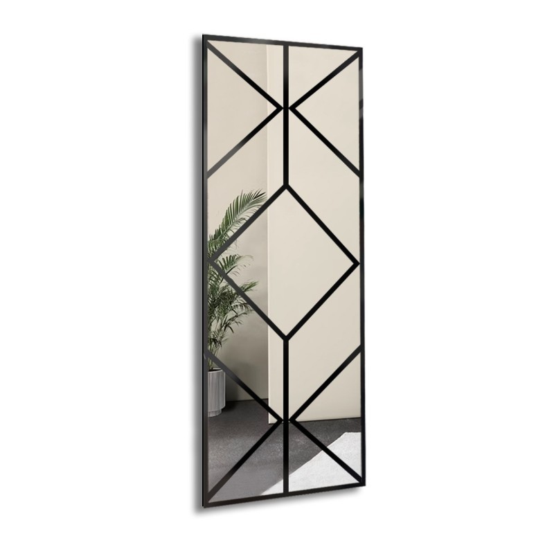 Miroir Loft avec meneaux - OLIMPIA - couleur du cadre au choix