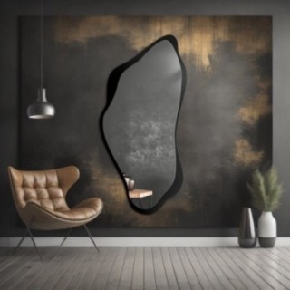 Miroir de forme irrégulière dans un cadre en mdf - PIENA IN A FRAME
