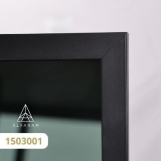 Miroir ovale moderne avec cadre en bois - RENA