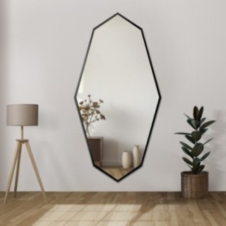 Miroir décoratif de forme organique aiguë dans un cadre - RIOLIT DANS LE CADRE