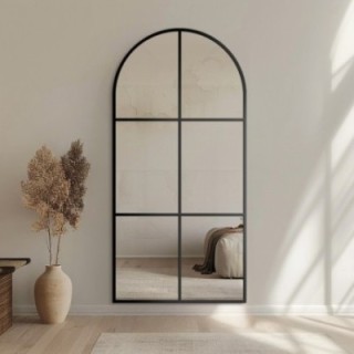 Miroir Loft avec meneaux en MDF - ROMEO - couleur du cadre au choix