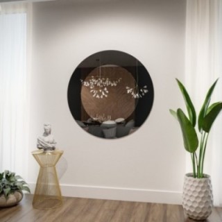 Miroir rond décoratif en deux couleurs - ROTAM