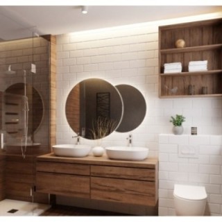 Set de miroirs de salle de bain avec éclairage - UNIVERSE LED II