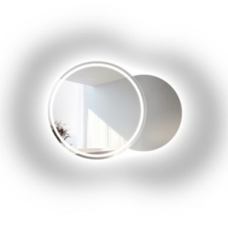 Set de miroirs de salle de bain sablés avec éclairage - UNIVERSE LED III