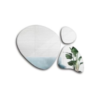 Set de trois miroirs de forme irrégulière - FLORA