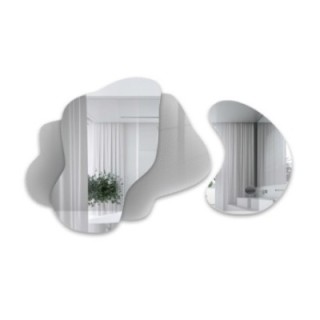 Miroirs décoratifs sur verre ornemental Master Point - LUXORA ARTIVIS