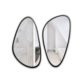 Set de deux miroirs irréguliers dans un cadre - SELENIT IN A FRAME