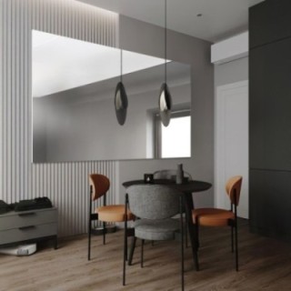 Grand miroir rectangulaire pour la salle de bains - AGIS