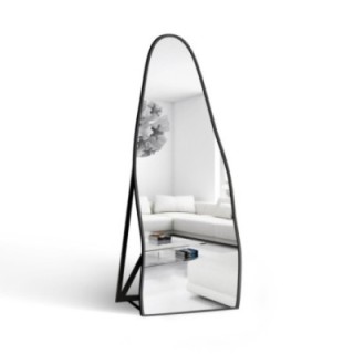 Miroir sur pied organique dans un cadre MDF - BARYT SUR PIED