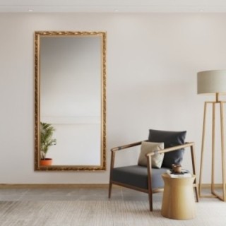 Miroir dans un cadre ornementé décoré - 7004001
