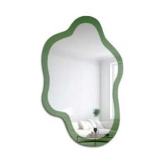 Miroir vert irrégulier - CYPRESS GREEN