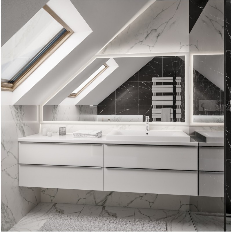 Miroir sablé pour grenier - SUR DIMENSION - NIDA LED