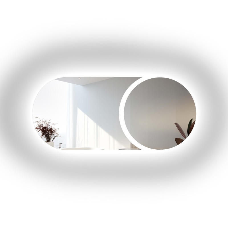 Miroir de salle de bain moderne avec éclairage - APOLLO LED
