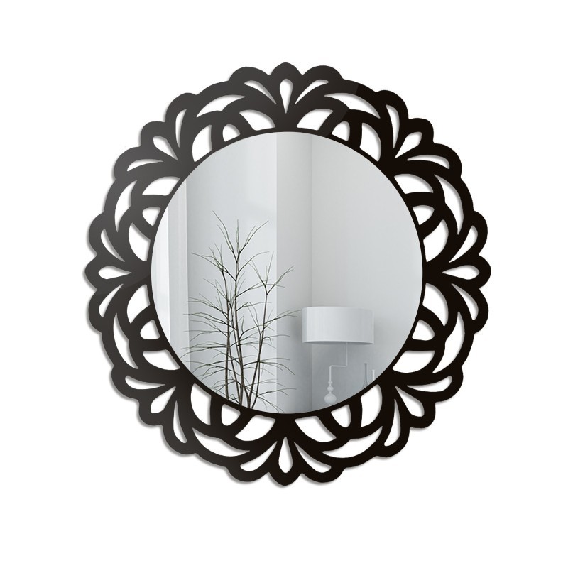 Miroir décoratif dans un cadre ajouré en mdf - IDALIA