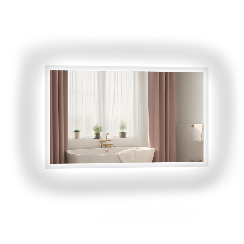 Miroir rectangulaire avec éclairage - MOIRA LED