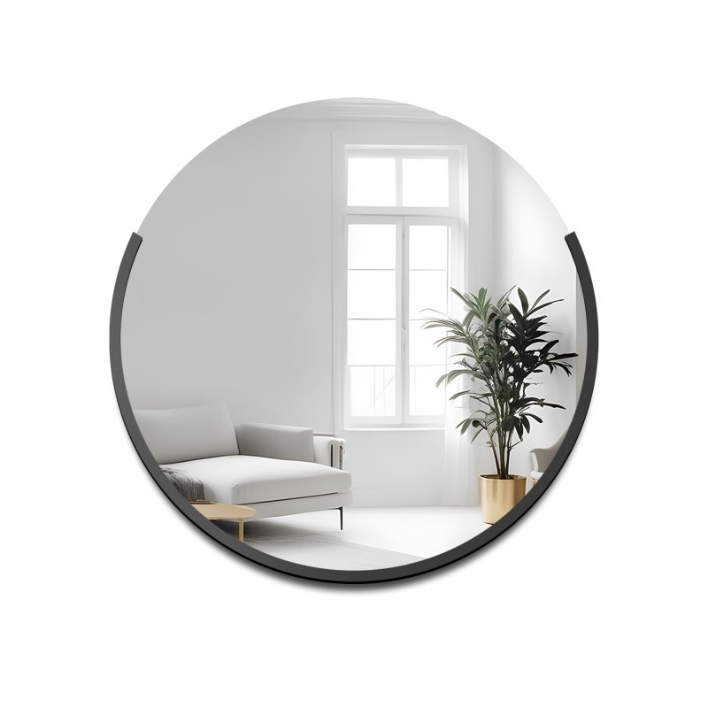 Miroir rond moderniste dans un cadre MDF - TERA